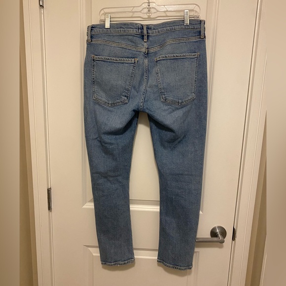 Agolde Toni mid-rise slim jeans in blue 29 - Picture 10 of 12